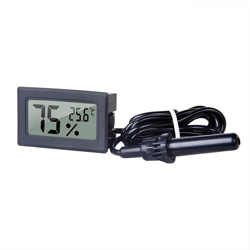 FY-12 Mini LCD Digital Thermometer Hygrometer Gauge Tester Probe Incubator Aquarium Temperature Humidity Meter Sensor Detector images - 6