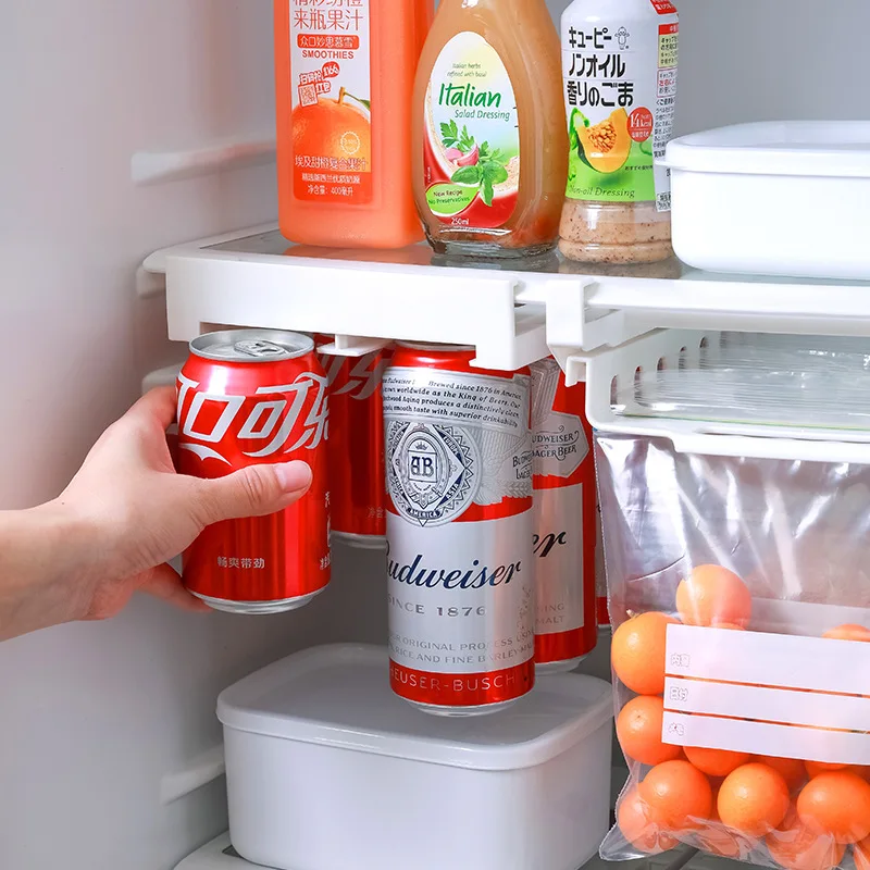 

Refrigerator Sealed Bag Storage Rack Hanging Clip Slide Rail Tray Drawer for Fresh-keeping Bag Zip-bag Holder Fridge Organizer