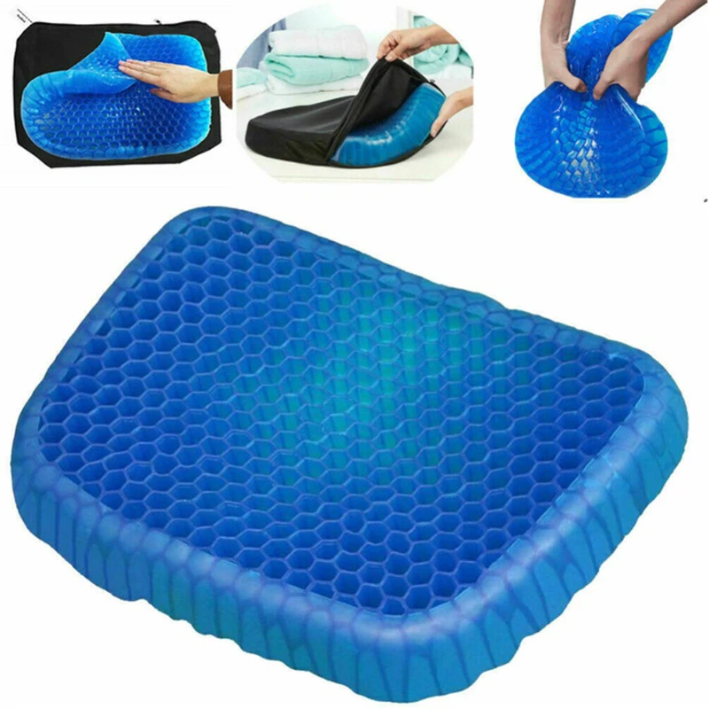 

Honeycomb Elastic Gel cushion Home/Office/Car Seat cushion Summer Breathable Massage Seat Pad Health Care Pain Chair Cushion