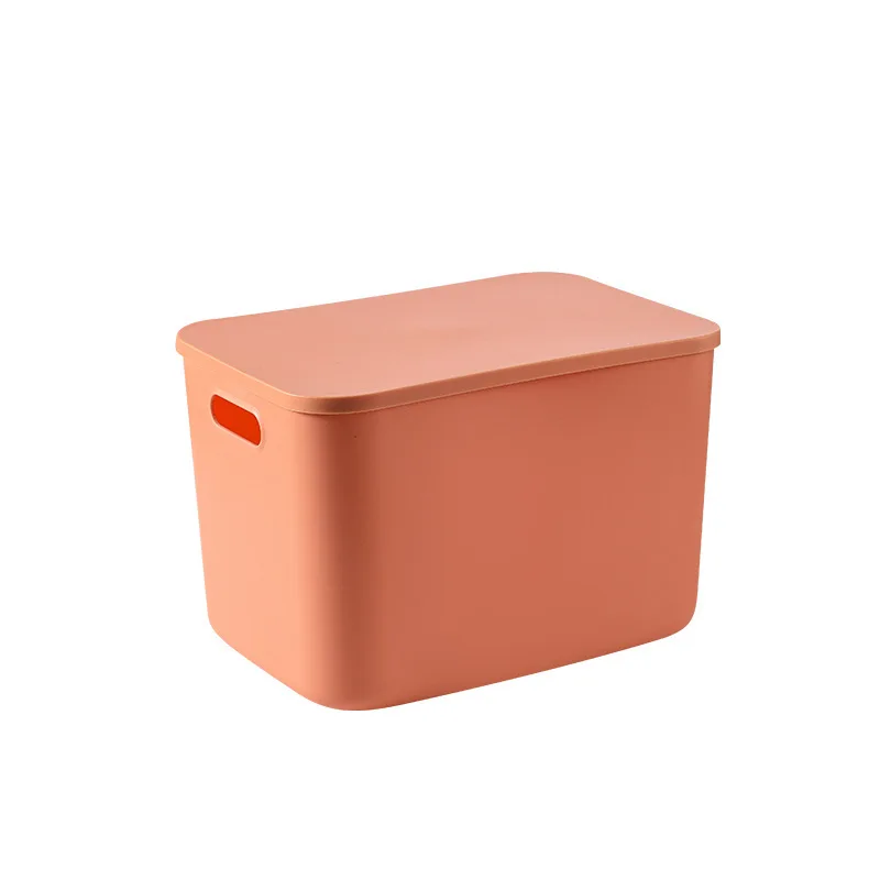 

Contrast color plastic underwear storage box toys snacks cosmetics desktop storage