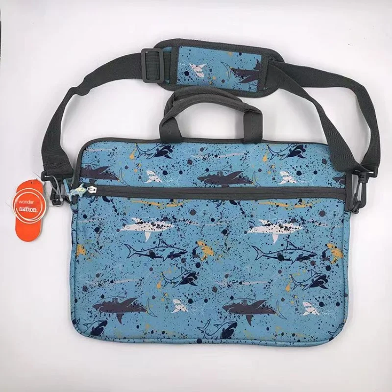 

Original Export Supermarket Band Cross-body Wetsuit Material Multi-functional Fashion Messeng Computer 15 Inch Handbags Quality