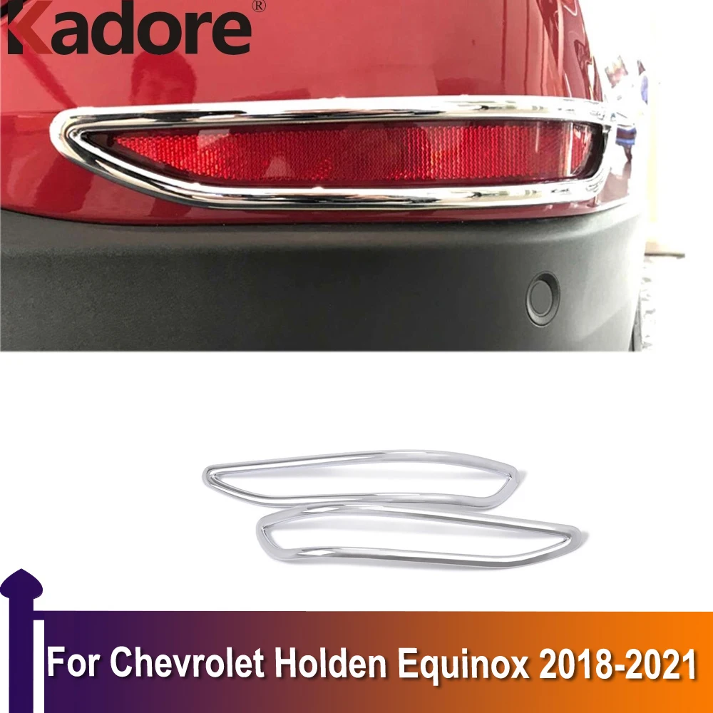 

Chrome Rear Foglight Lamp Cover Tail Fog Light Trim Sticker Accessories For Chevrolet Holden Equinox 2018 2019 2020 2021