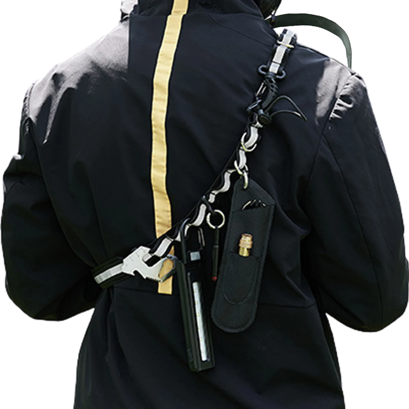 

Ремни для гамака, светоотражающий нагрудный рюкзак, стабильные износостойкие нейлоновые лямки для гамака, для активного отдыха и походов