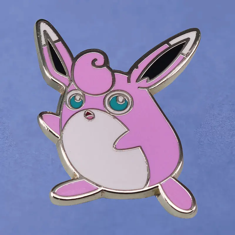 

Kawaii Wigglytuff Hard Enamel Pins Collect Pokemon Anime Movies Cartoon Brooch Backpack Hat Bag Collar Lapel Badges