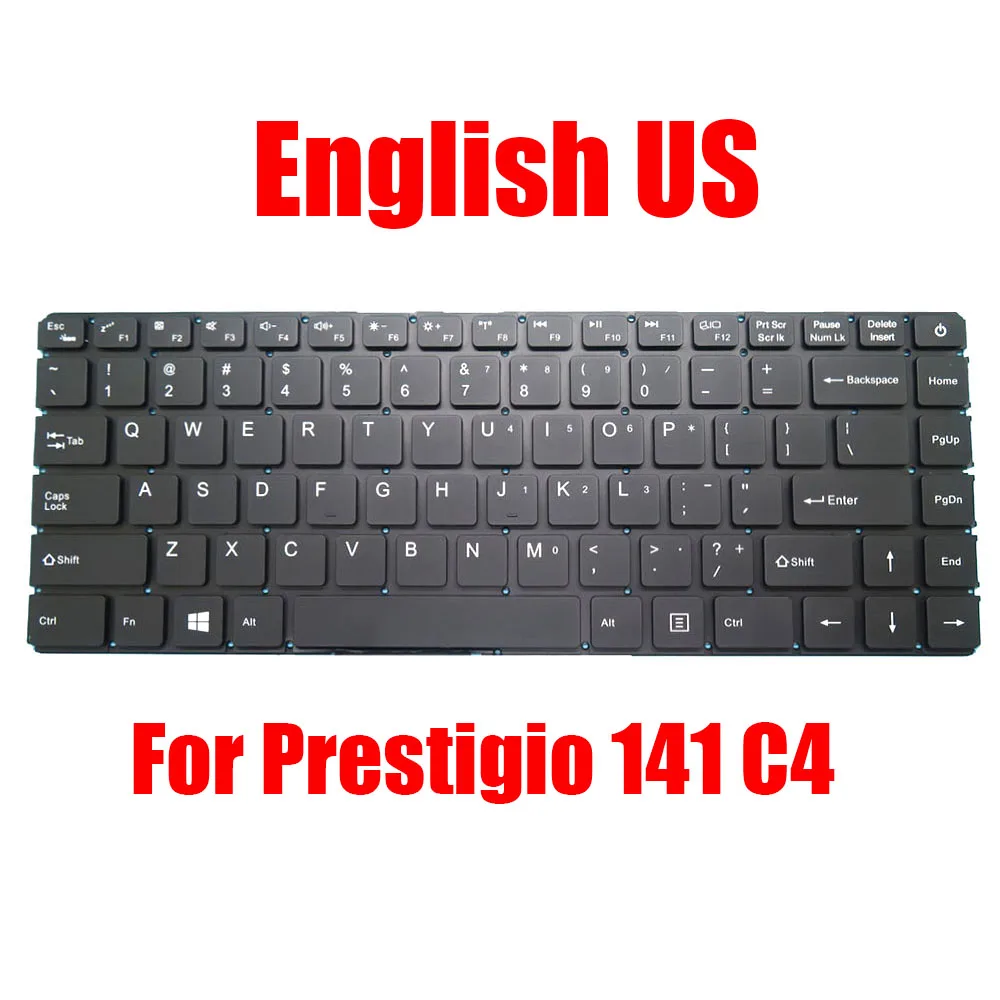 

US Laptop Replacement Keyboard For Prestigio For Smartbook 141 C4 PSB141C04 PSB141C04CGH_MG PSB141C04CGP_MG_CIS PSB141C04CGP_DG