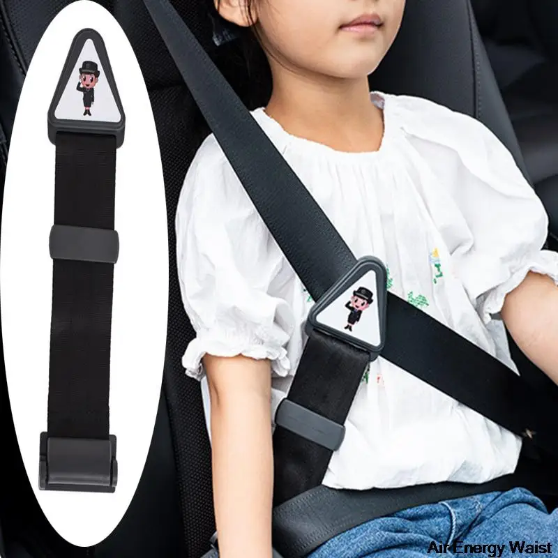 

Child Car Seat Belt Adjuster Cute Cartoon Children's Anti-strangle Protective Cover Universal Seat Belt Adjustment Accessories