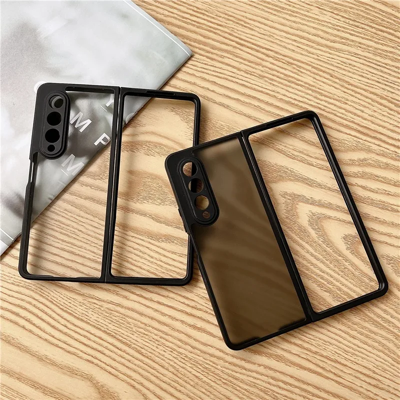 Матовый Прозрачный Ультратонкий Мягкий силиконовый чехол для Samsung Galaxy Z Fold 6 5 4