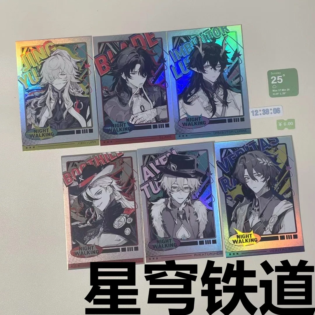 

Коллекция карточек персонажей Honkai: Star Rail 6 шт.