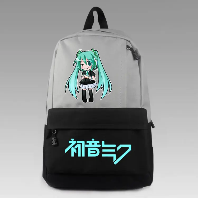 

Anime Cartoon Hatsune Miku Shoulder Bag Cute Cartoon Men and Women Shoulder Bags Student Schoolbag Travel Leisure Backpacks