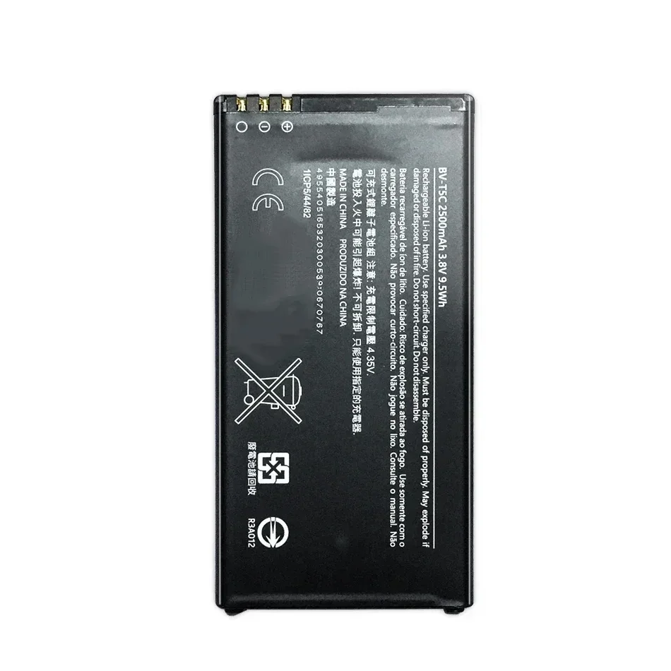 Сменный аккумулятор BV-T5C BVT5C для Nokia Microsoft Lumia 640 Lumia640 NK RM 1113 1073 Dual 1077 Аккумулятор