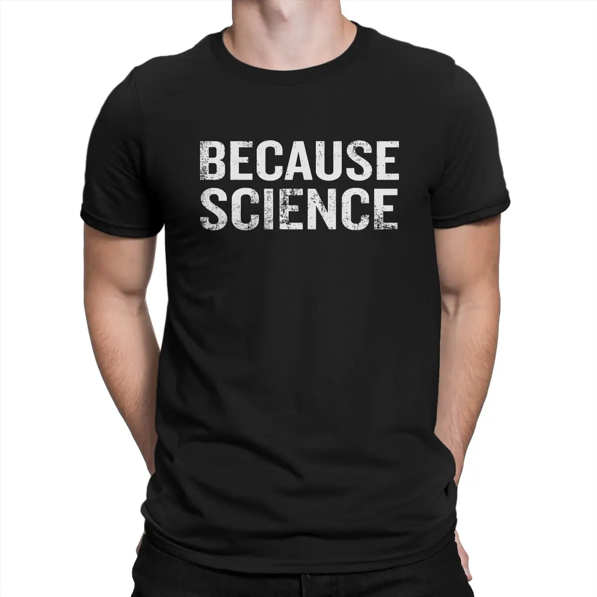 

Потому что наука Забавные Саркастические цитаты подарок ботанину хип-хоп Футболка философия Повседневная футболка летние вещи для взрослы...