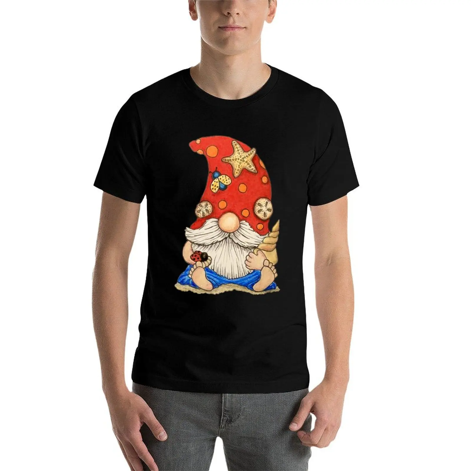 Enzo the Beach Gnome футболка заготовки на заказ рубашка мужские футболки пакет