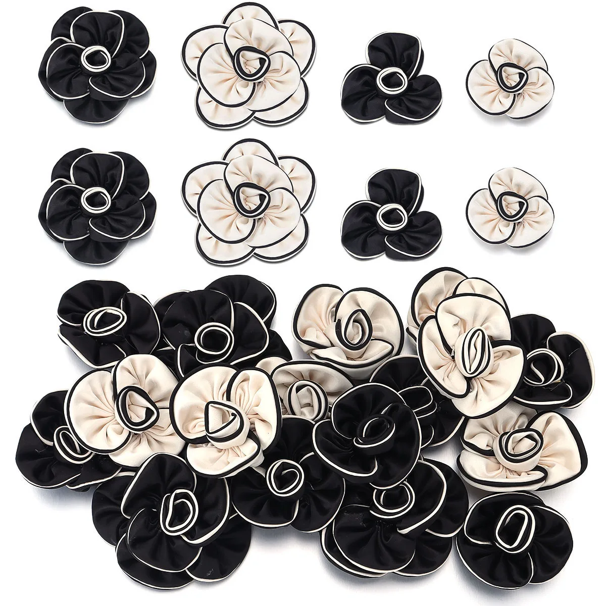 4/6 см ткань с цветком камелии клейкая одежда аксессуары искусственный цветок