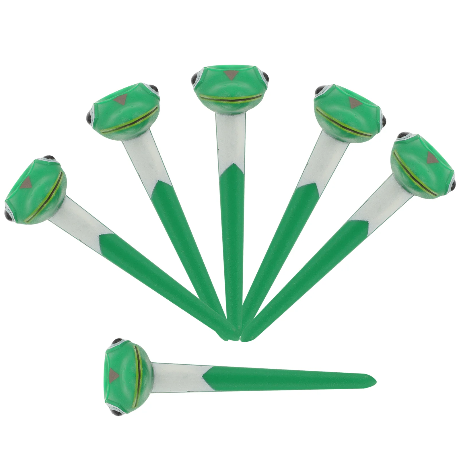 

6 Pcs Easy Mount Professional Golfs Tees Practical Stands Practice Supplies Indoor Plastic Mat