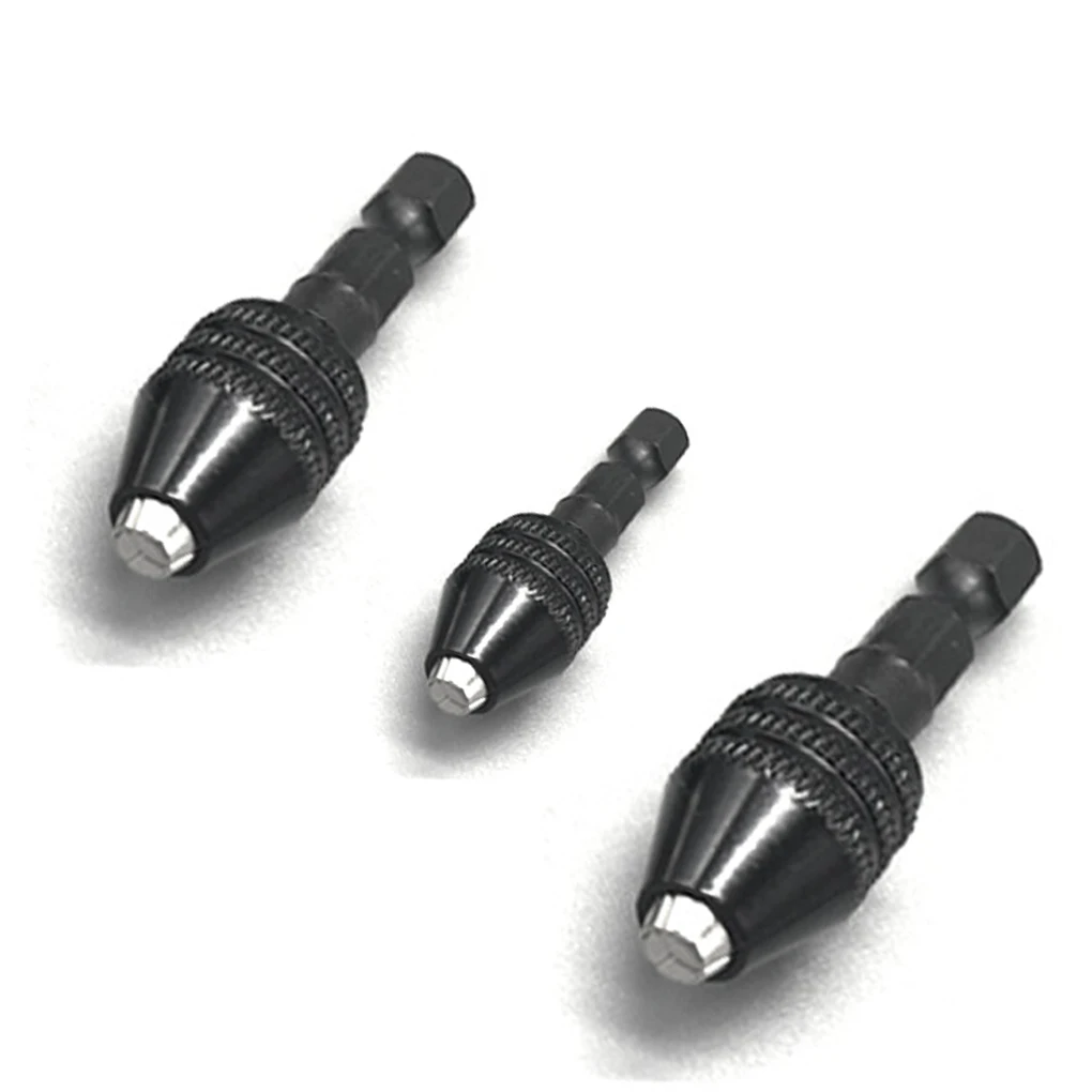 

Electric Drill Chuck Bit Tool Set Mini Screwdriver Adapter Universal Hex Shank Round Handle