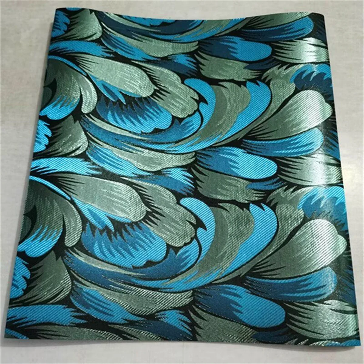 Синий Высококачественный Африканский головной убор SEGO для изготовления