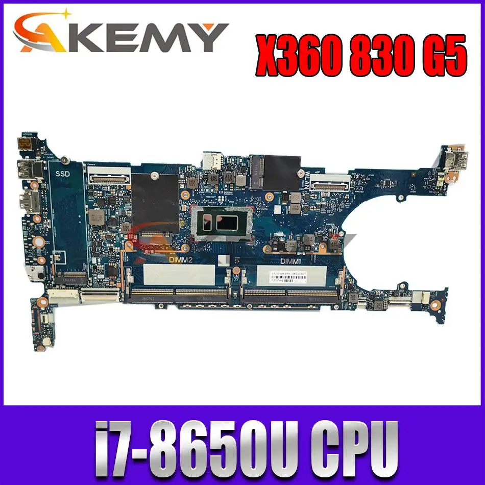 

L56432-001 L56432-601 NoteBook PC w i7-8650U CPU UMA For HP EB x360 830 G5 Laptop Motherboard 6050A3049801-MB-A01 Fully Test OK