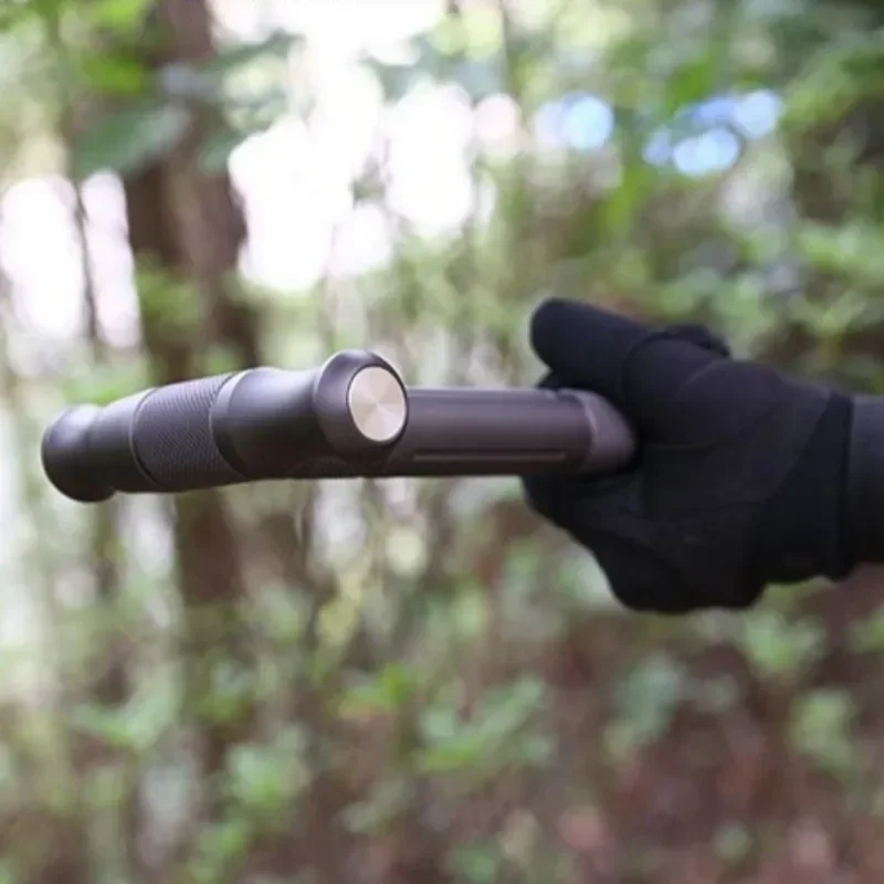 Alpenstock-Bâton dɺutode type T acier en au portable pliant outdoor кемпинг