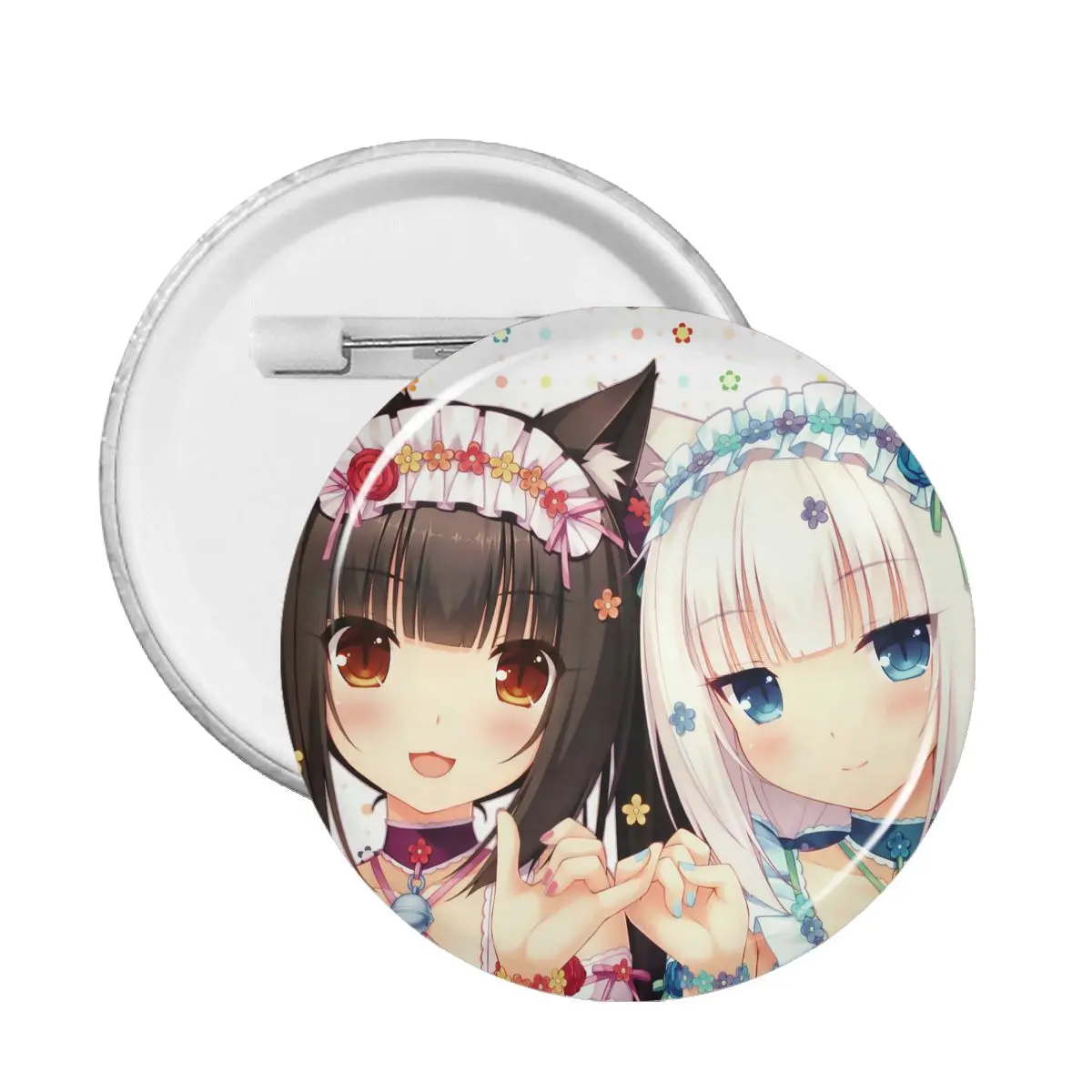 

PVC NEKOPARA Anime Game Collar Badge Novelty Badge Kawaii Cute Lapel Pins Brooches for Clothes Jewelry Accessories Gift