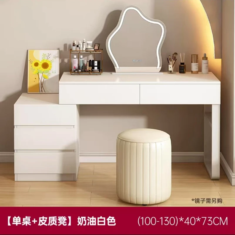 Белый комод с зеркалом