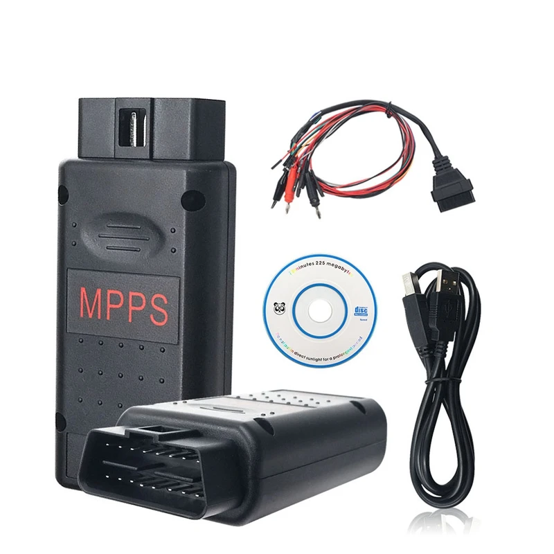 MPPS V18 OBD2 Диагностический инструмент MAIN + TRICORE MULTIBOOT V18.12.3.8 с кабелем Breakout Tricore
