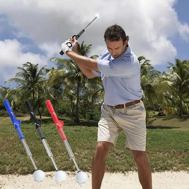 

Swing Training Aid For Golf Golf Swing With Ergonomic Grip Hinge Training Aid Telescopic Collapsible Swing Trainer Swing