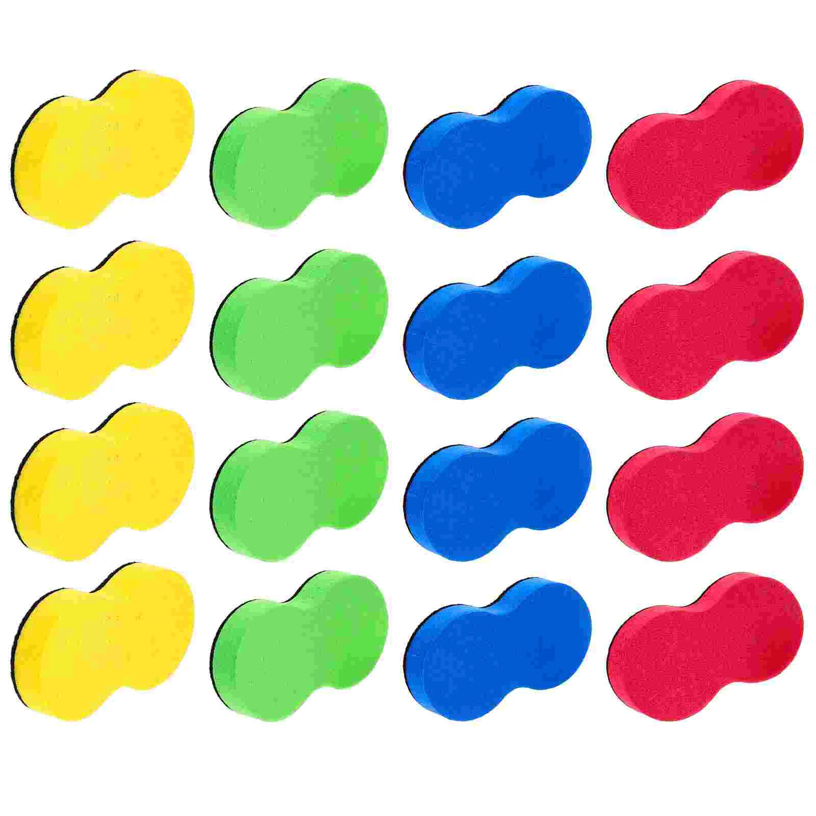 

20 Pcs Magnetic Whiteboard Home Eraser Mini Dry Erasers Classroom Eva Office Cleaning Tools Child Versatile Chalkboard