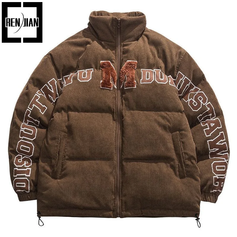 

Мужская зимняя теплая парка-пуховик с хлопковой подкладкой, плотное теплое пальто, модная верхняя одежда большого размера d, верхняя одежда 5XL