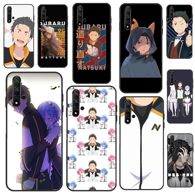 Чехол Natsuki для Subaru Re Zero Huawei P40 P30 P20 P50 Pro P Smart 2021 Nova 9 5T Honor 10i 8X 9X 50 Lite чехол | Мобильные