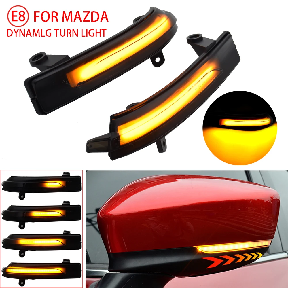 

LED Dynamic Turn Signal Blinker Sequential Side Mirror Indicator Light For Mazda3 Mazda 3 Axela Mazda6 Mazda 6 Atenza 2017 2018