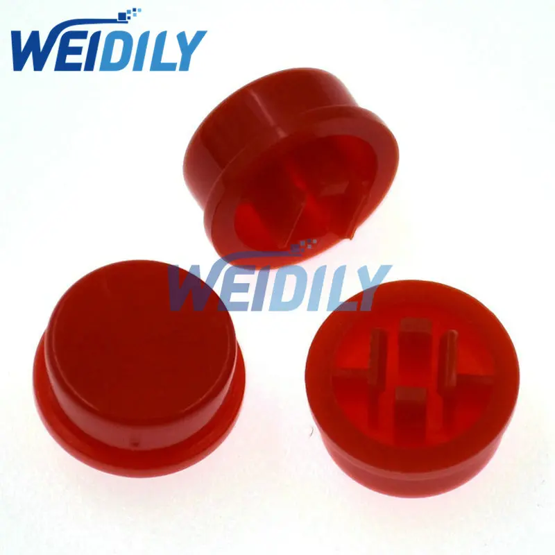 

20 шт., круглые реле для тактовых выключателей 12*12*7,3 мм, 5 цветов, крышка переключателя