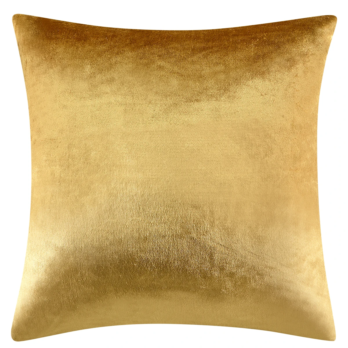 Luxury Decorative Gold Cushion Covers for Sofa Couch Bed Living Room Solid Velvet Throw Pillow Covers Square Lumbar Pillowcase