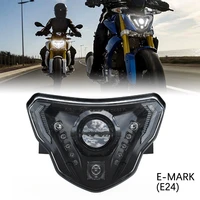 e mark e24 motorcycle led headlight for bmw g310r 2016 2017 2018 2019 2020 2021 highlow beam with drl angel eyes assembly kit