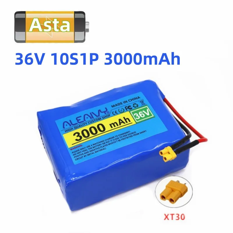 

36V 10S1P HG2 3000mAh lithium battery pack for M365 meter home Pro scooter expansion charging and discharging XT30 plug