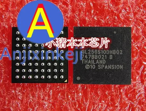 

5 шт. 100% оригинальный новый GL256S10DHB02 GL256S10DH802 S29GL256S10DHB02 BGA