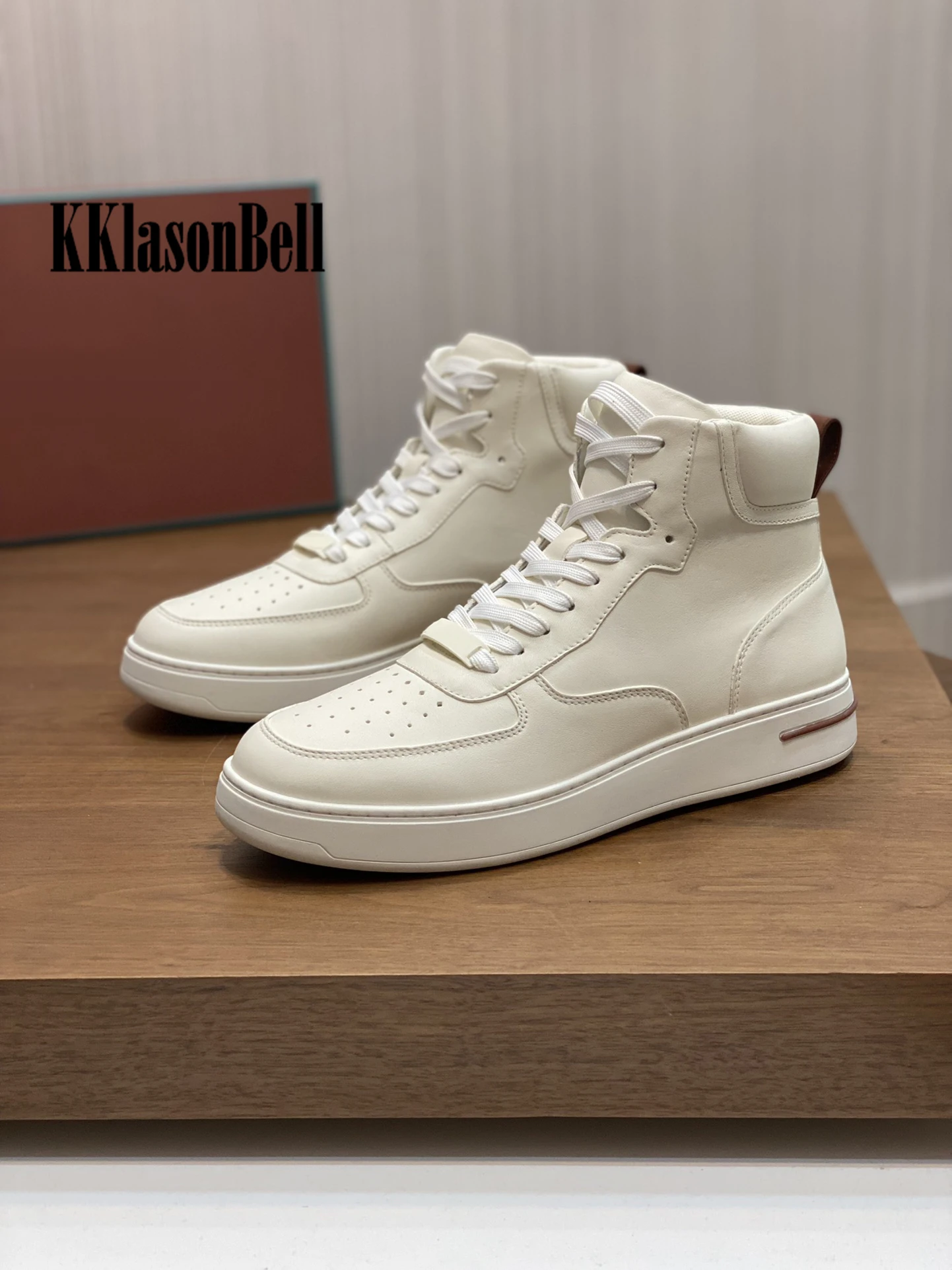 11 18 KKlasonBell мужские высокие кроссовки удобная резиновая подошва на шнуровке
