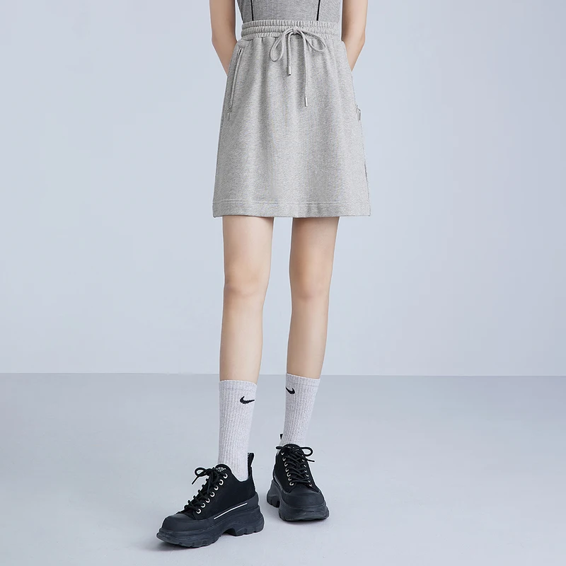 INMAN Женская юбка на лето и весну повседневная женская универсальная Хлопковая