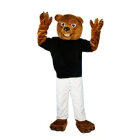 bear mascot fursuit costumes cartoon custom mascot walking puppet animal costume costume