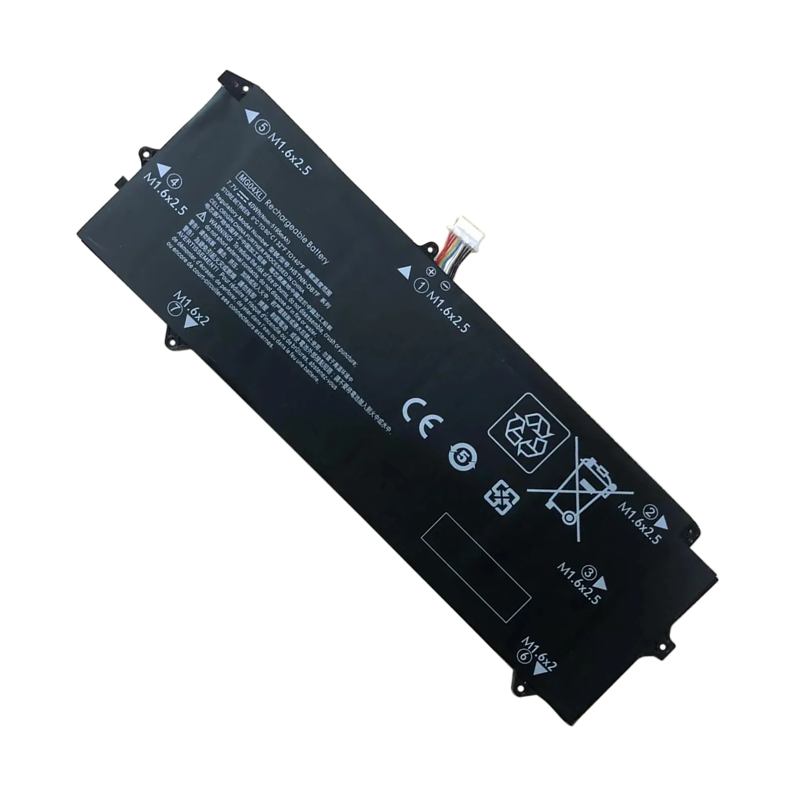 Аккумулятор YOOFAN для ноутбука HP Elite X2 1012 G1 Series MG04 812060-2B1 812060-2C1 812205-001 812148-855 HSTNN-DB7F 40WH