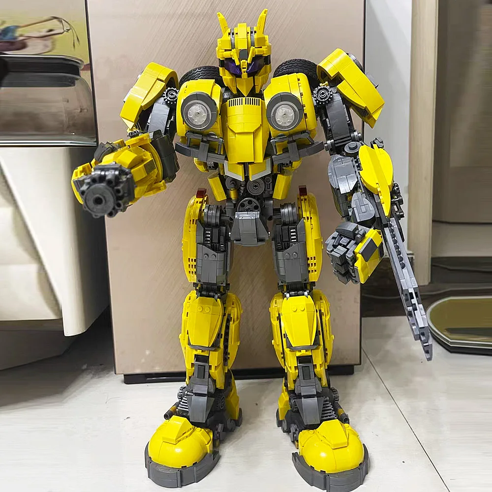 Креативные экспертные идеи робот-трансформер Optimus грузовик Moc модульный кирпич