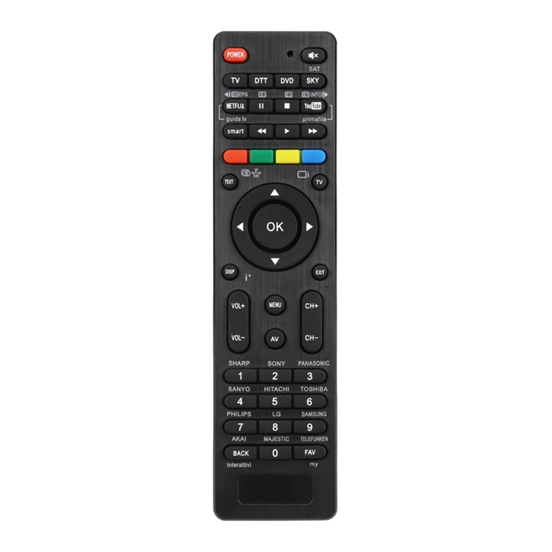 Universal Remote Control For TV DTT DVD SKY One-Key Search Automatic Matching