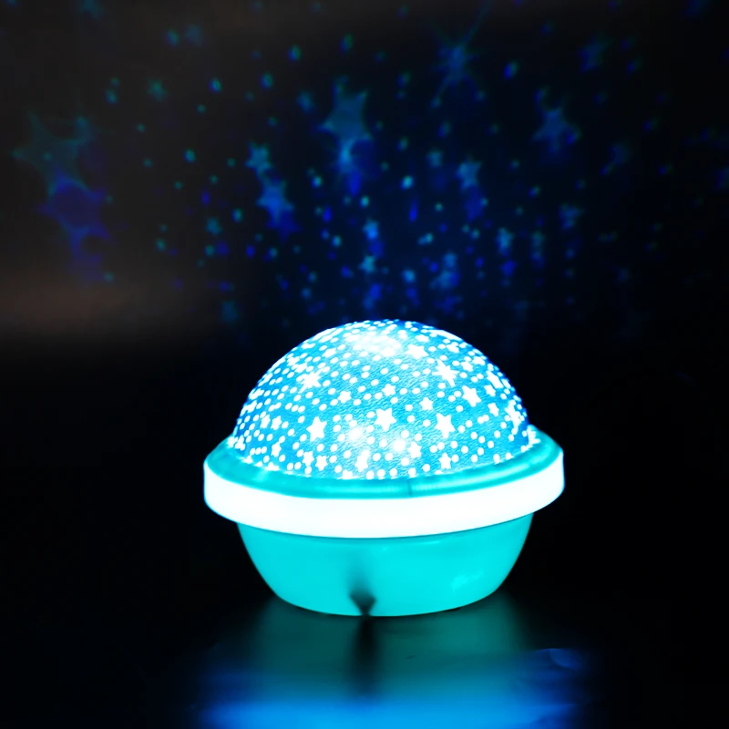 

New LED Night Light Rotating Starry Sky Projector Star Projector Bedside Bedroom Lamp Romantic Light Birthday Wedding Party Gift
