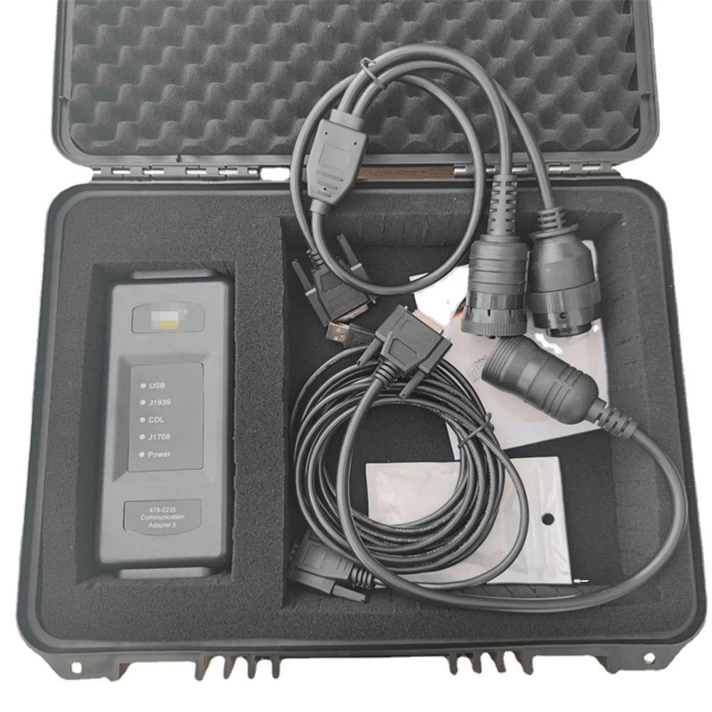 

For CAT Caterpillar 478-0235 ET4 2021B Version Communication Adapter Group Cable 9 Pin +14 Pin 3177485 Diagnostic Tool