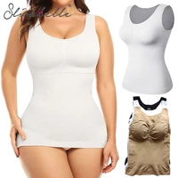 seamless shapewear bodysuit for women tummy control butt lifting body shaper smooth invisible slimming underwear with pads