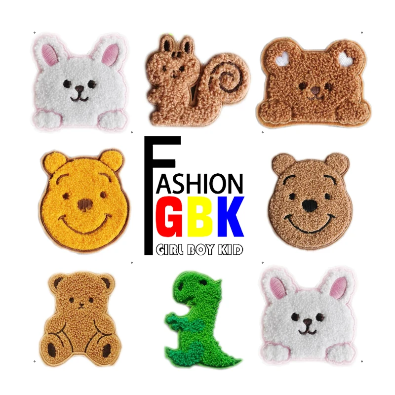 

Cartoon Embroidery Patch, Cute Rabbit Bear DIY Accessories, Patch on Boys And Girls Clothes, Personalized Fashion Stickers