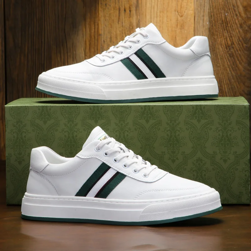 

Men's Shoes 2023 Autumn New Trend Fashion Casual Small White Shoes Soft Sole Anti slip Lightweight Breathable Men's Sports Shoes