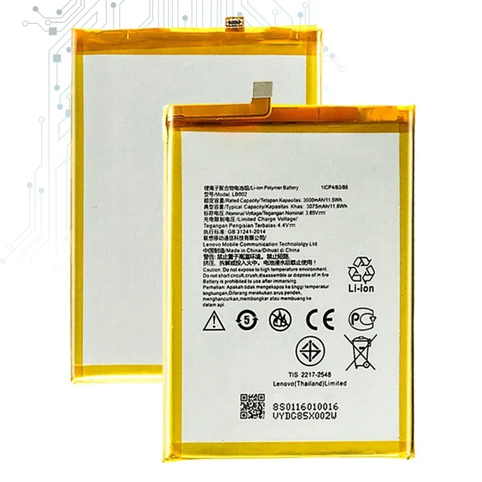 Сменный аккумулятор для Lenovo S5 K520 K520T с номером отслеживания LB002 3075 мАч