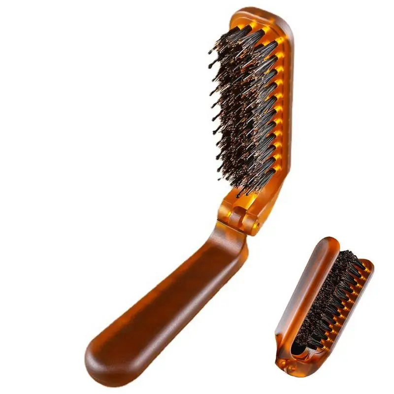 

Foldable Hair Brush Light And Portable Hair Comb Collapsable Pocket Hairbrush With Quality Bristles For Women Men And Kids
