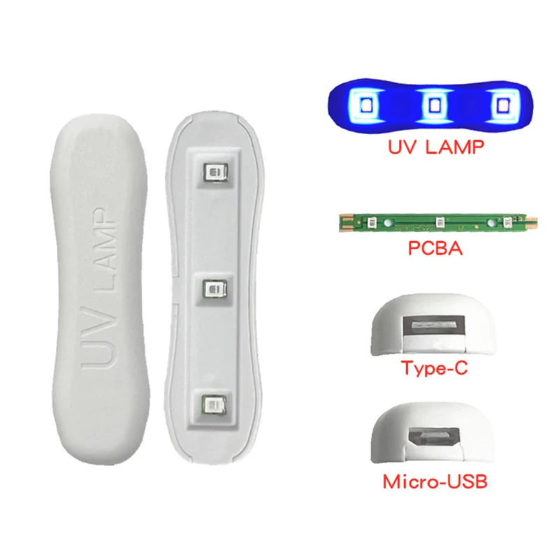 Лампа для ремонта автомобильного стекла мини-клей отверждения смолы УФ-лампа