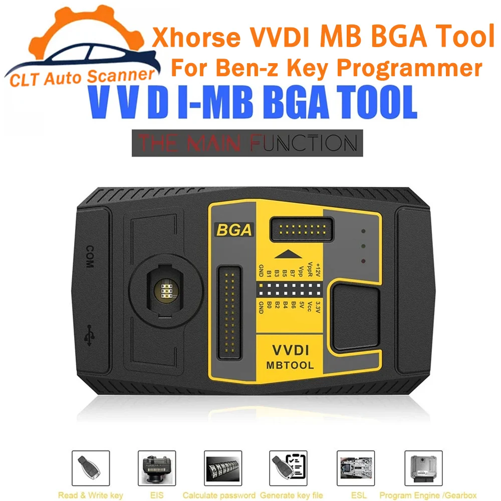 Новейший инструмент Xhorse VVDI MB BGA для программирования ключей Be-n-z для Ben-z с функцией BGA калькулятор без маркера Pk Xhorse Мини OBD инструмент
